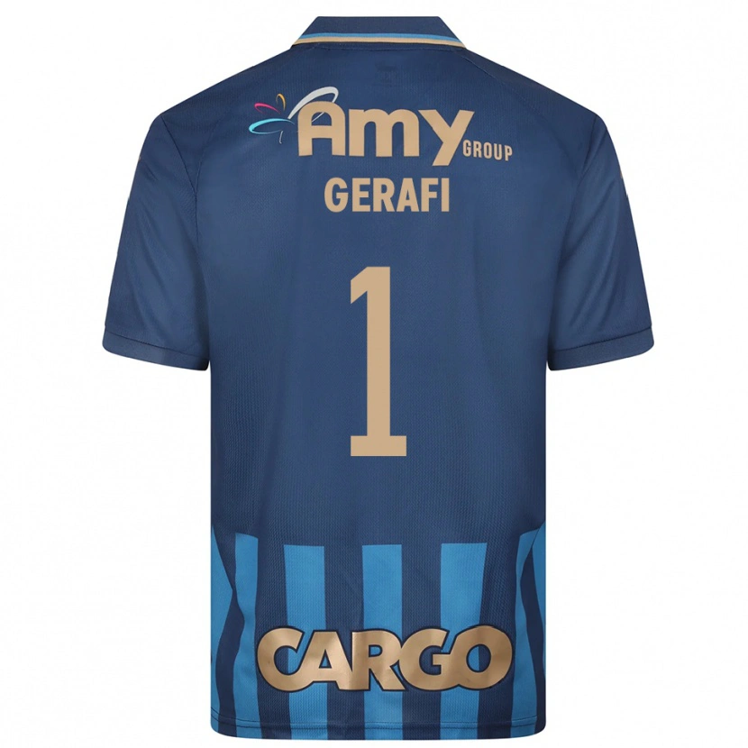 Danxen Kinder Yoav Gerafi #1 Marineblau Blau Auswärtstrikot Trikot 2025/26 T-Shirt Österreich