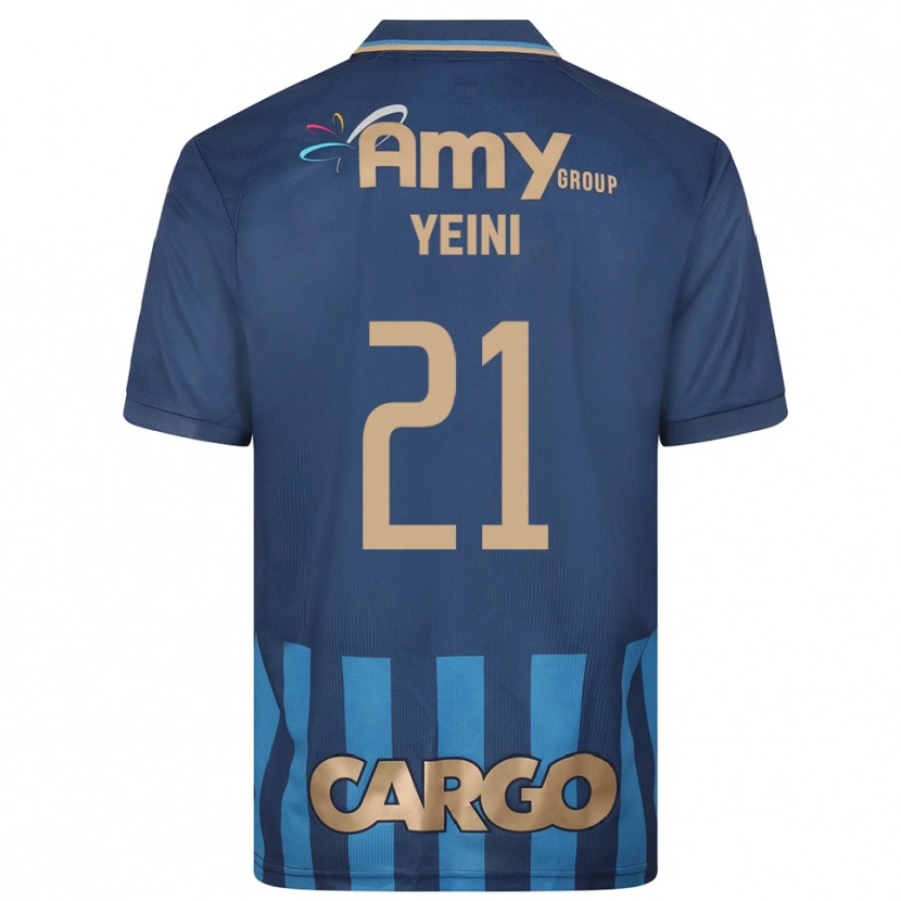 Danxen Kinder Sheran Yeini #21 Marineblau Blau Auswärtstrikot Trikot 2025/26 T-Shirt Österreich