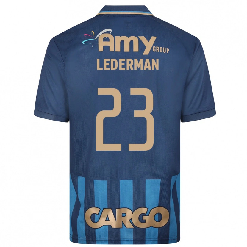 Danxen Kinder Ben Lederman #23 Marineblau Blau Auswärtstrikot Trikot 2025/26 T-Shirt Österreich