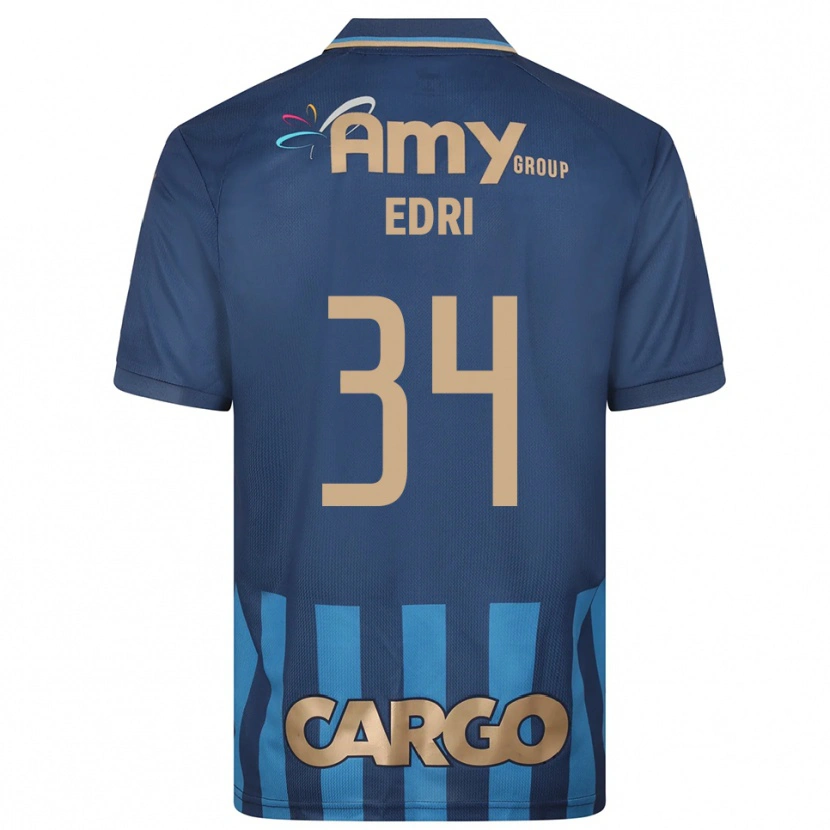Danxen Kinder Shon Edri #34 Marineblau Blau Auswärtstrikot Trikot 2025/26 T-Shirt Österreich