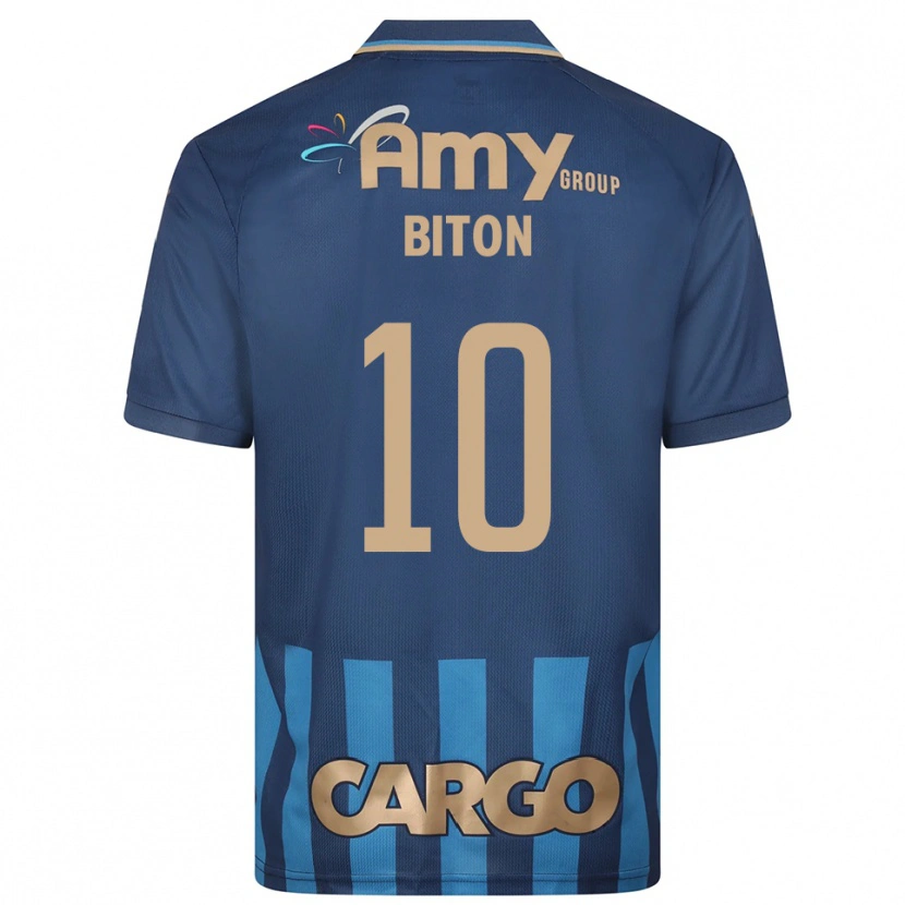 Danxen Kinder Dan Biton #10 Marineblau Blau Auswärtstrikot Trikot 2025/26 T-Shirt Österreich