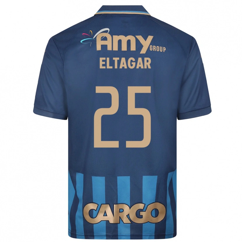 Danxen Kinder Barak Eltagar #25 Marineblau Blau Auswärtstrikot Trikot 2025/26 T-Shirt Österreich