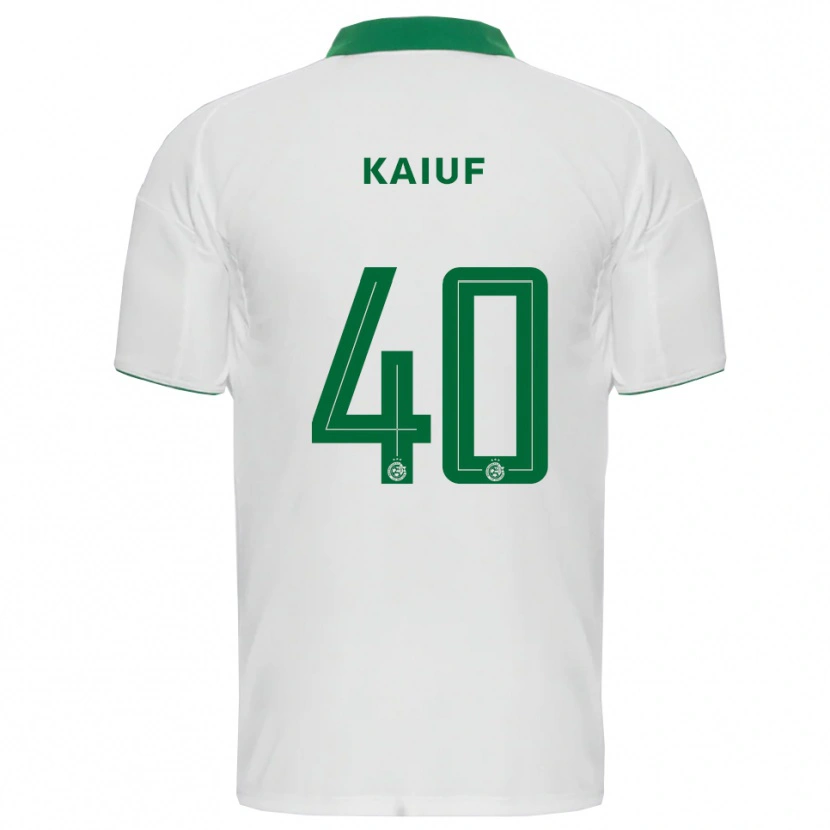 Danxen Kinder Sharif Kaiuf #40 Weiß Grün Auswärtstrikot Trikot 2025/26 T-Shirt Österreich