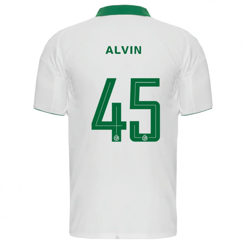 Danxen Kinder Glenn Alvin #45 Weiß Grün Auswärtstrikot Trikot 2025/26 T-Shirt Österreich