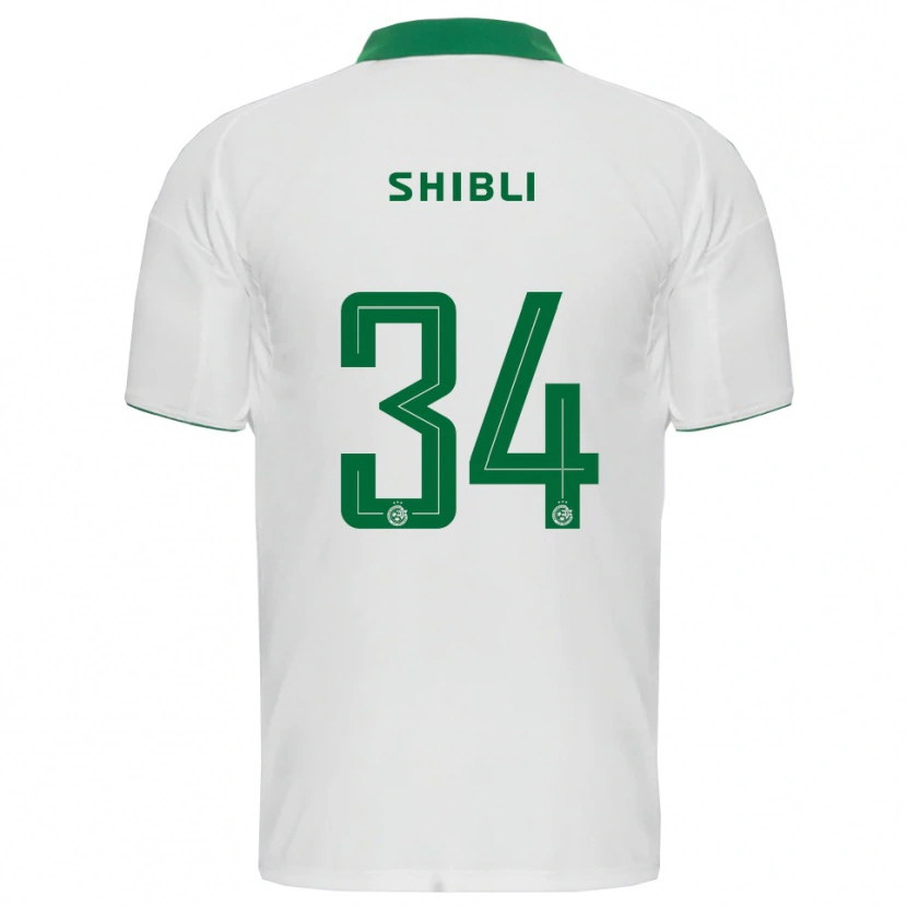 Danxen Kinder Hamza Shibli #34 Weiß Grün Auswärtstrikot Trikot 2025/26 T-Shirt Österreich
