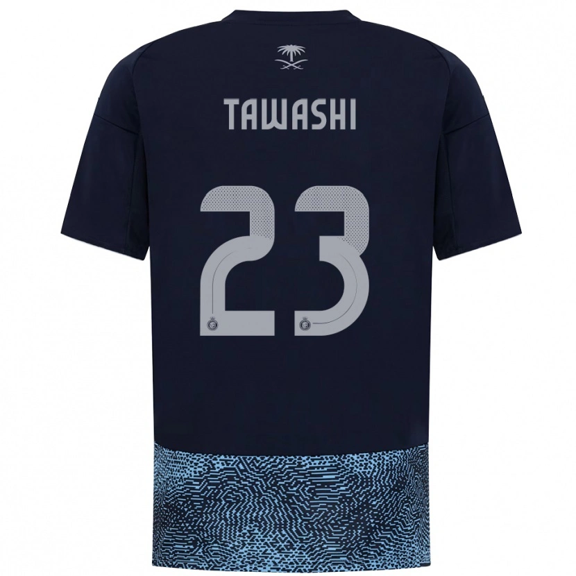 Danxen Kinder Maher Tawashi #23 Marineblau Himmelblau Auswärtstrikot Trikot 2025/26 T-Shirt Österreich