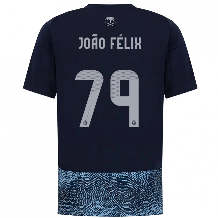 Danxen Kinder João Félix #79 Marineblau Himmelblau Auswärtstrikot Trikot 2025/26 T-Shirt Österreich