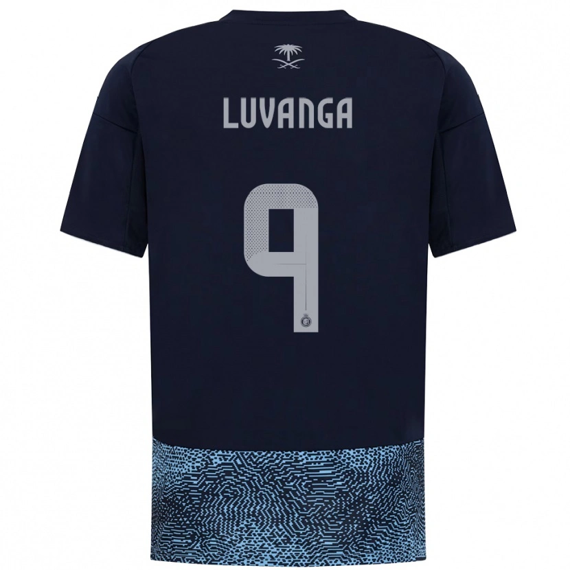 Danxen Kinder Clara Luvanga #9 Marineblau Himmelblau Auswärtstrikot Trikot 2025/26 T-Shirt Österreich