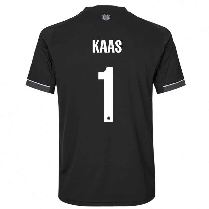 Danxen Kinder Anna Kaas #1 Schwarz Weiß Auswärtstrikot Trikot 2025/26 T-Shirt Österreich