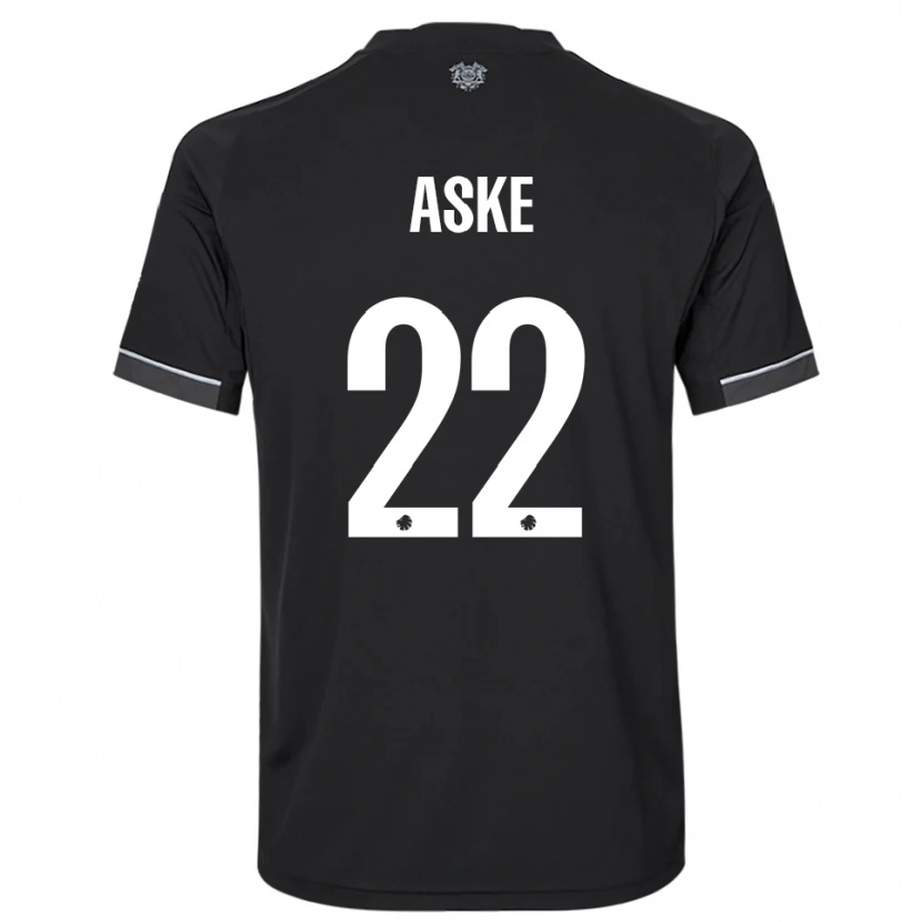 Danxen Kinder Aske Bang #22 Schwarz Weiß Auswärtstrikot Trikot 2025/26 T-Shirt Österreich