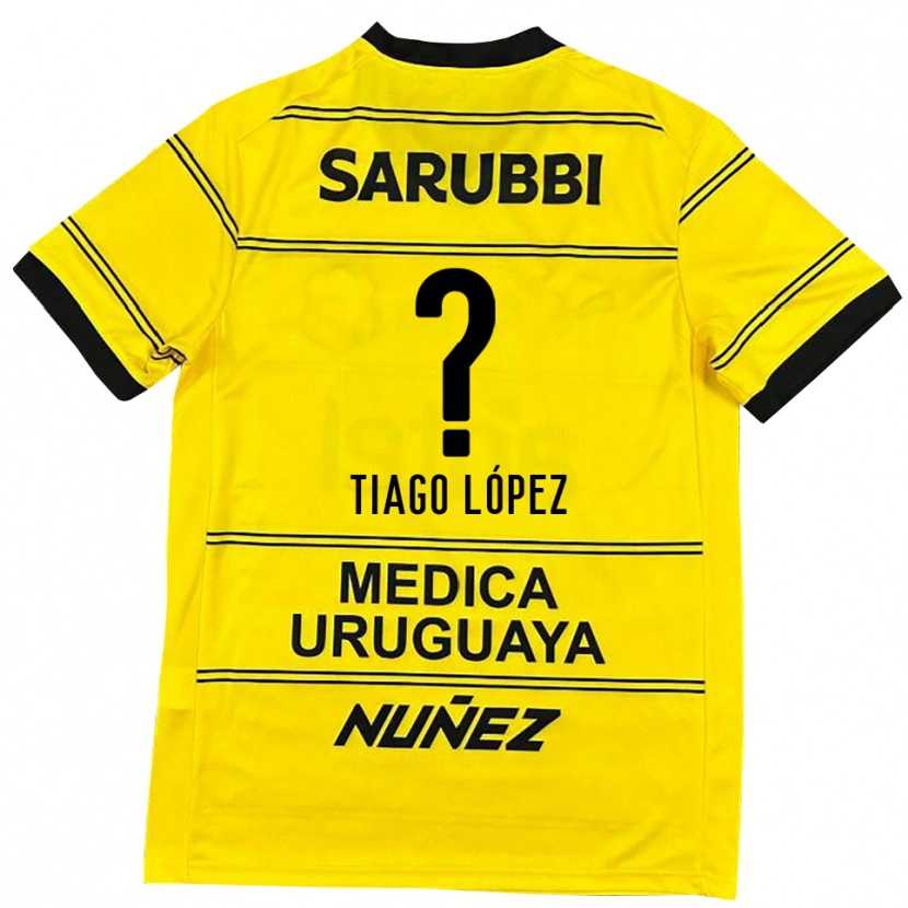 Danxen Kinder Tiago López #0 Schwarz Gold Auswärtstrikot Trikot 2025/26 T-Shirt Österreich