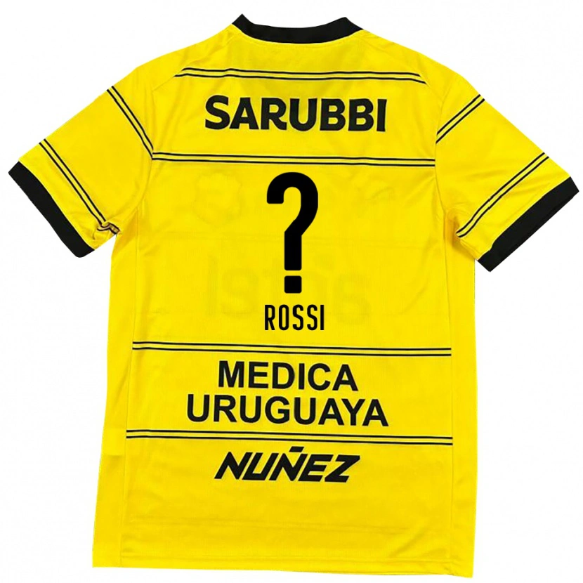 Danxen Kinder Nicolás Rossi #0 Schwarz Gold Auswärtstrikot Trikot 2025/26 T-Shirt Österreich