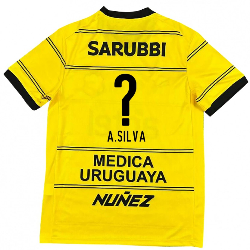 Danxen Kinder Ademir Silva #0 Schwarz Gold Auswärtstrikot Trikot 2025/26 T-Shirt Österreich