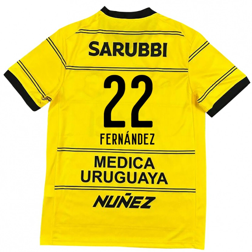 Danxen Kinder Francisco Fernández #22 Schwarz Gold Auswärtstrikot Trikot 2025/26 T-Shirt Österreich