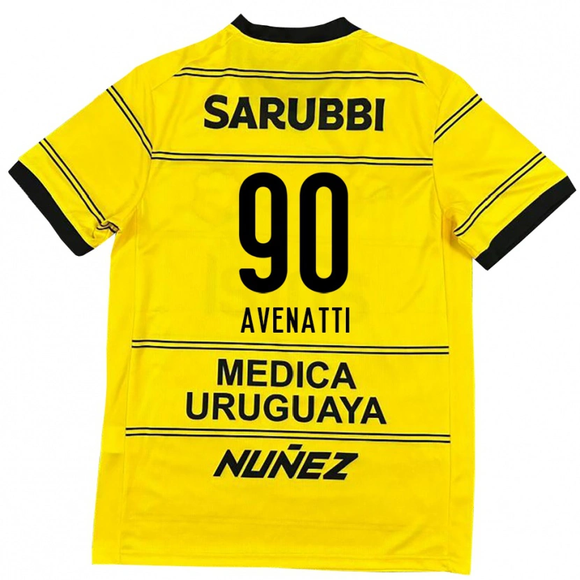 Danxen Kinder Felipe Avenatti #90 Schwarz Gold Auswärtstrikot Trikot 2025/26 T-Shirt Österreich