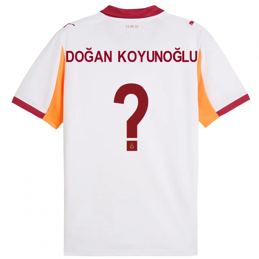 Danxen Kinder Arda Doğan Koyunoğlu #0 Weiß Rot Auswärtstrikot Trikot 2025/26 T-Shirt Österreich