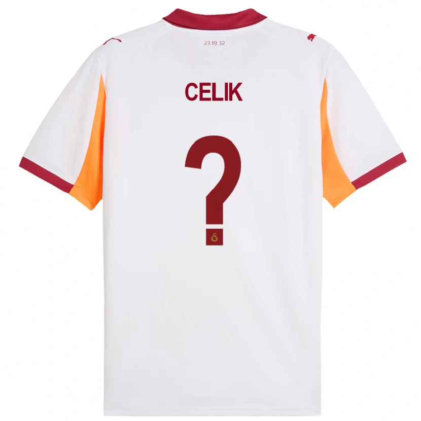 Danxen Kinder Berke Celik #0 Weiß Rot Auswärtstrikot Trikot 2025/26 T-Shirt Österreich