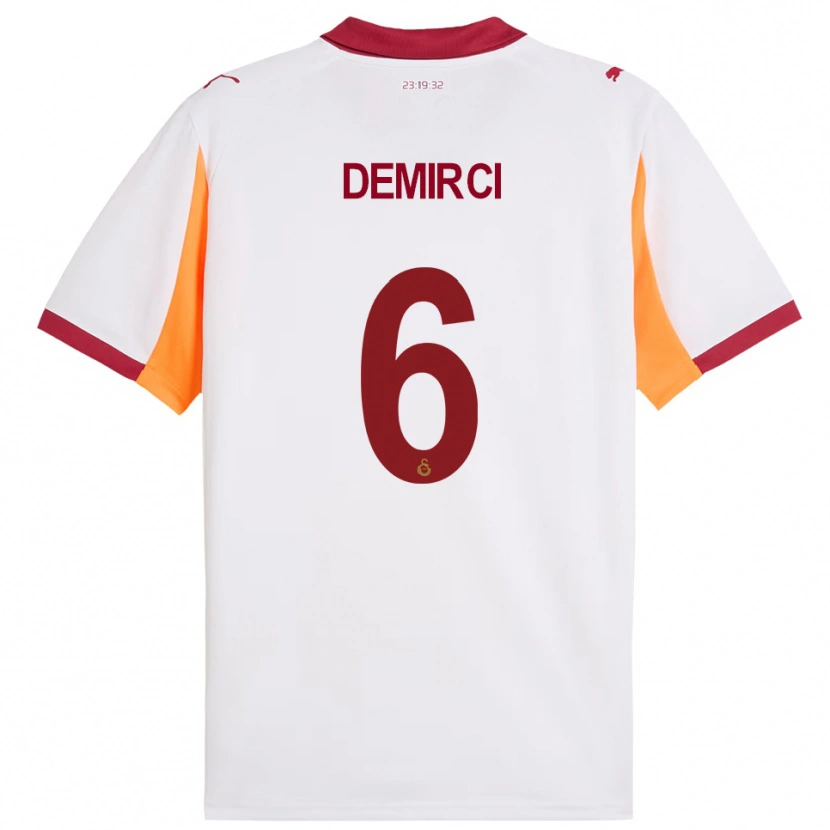 Danxen Kinder Ayşe Demirci #6 Weiß Rot Auswärtstrikot Trikot 2025/26 T-Shirt Österreich