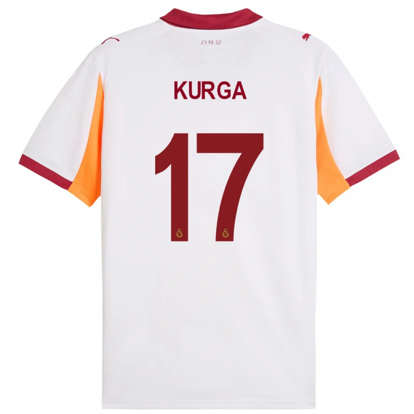 Danxen Kinder Handan Kurğa #17 Weiß Rot Auswärtstrikot Trikot 2025/26 T-Shirt Österreich