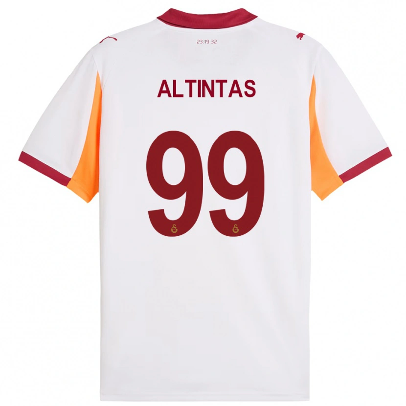 Danxen Kinder Benan Altıntaş #99 Weiß Rot Auswärtstrikot Trikot 2025/26 T-Shirt Österreich