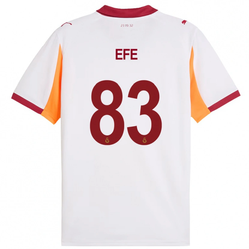 Danxen Kinder Efe Akman #83 Weiß Rot Auswärtstrikot Trikot 2025/26 T-Shirt Österreich