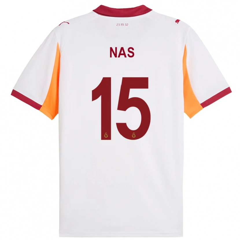 Danxen Kinder Siraçhan Nas #15 Weiß Rot Auswärtstrikot Trikot 2025/26 T-Shirt Österreich