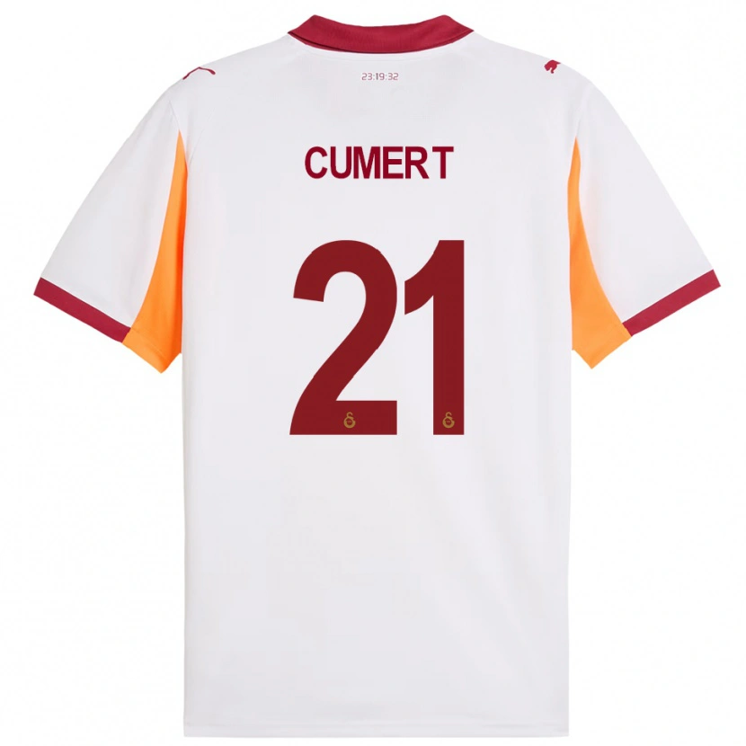 Danxen Kinder Ecem Cumert #21 Weiß Rot Auswärtstrikot Trikot 2025/26 T-Shirt Österreich