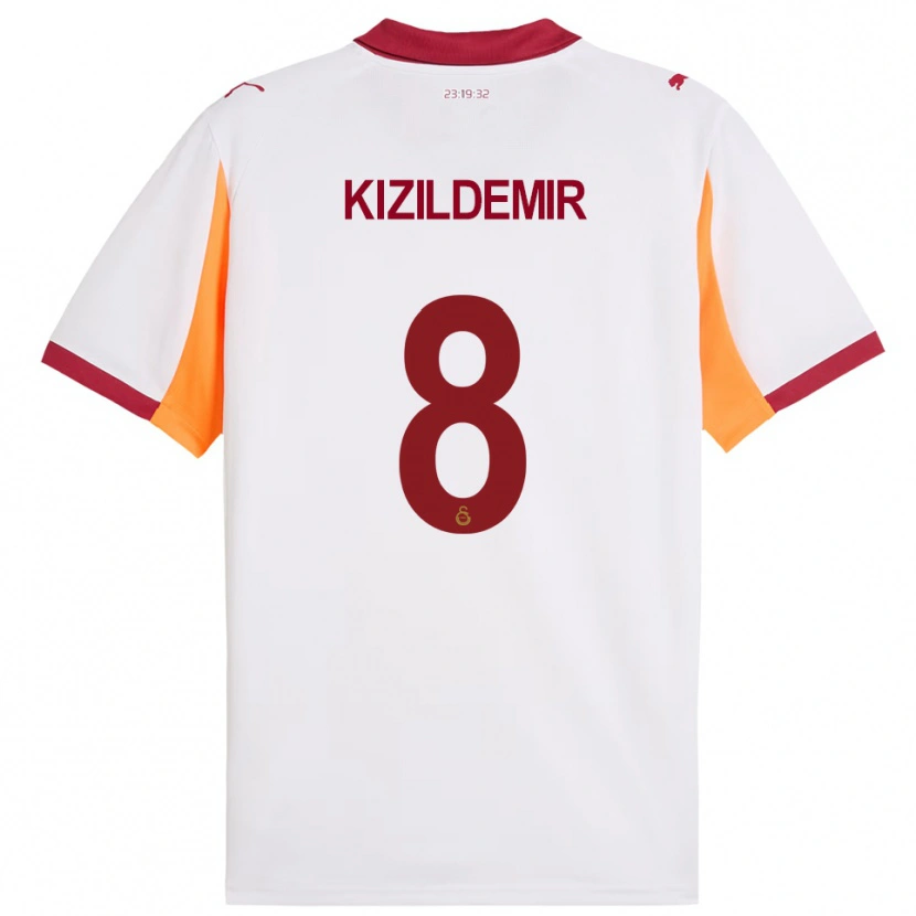Danxen Kinder Berk Kizildemir #8 Weiß Rot Auswärtstrikot Trikot 2025/26 T-Shirt Österreich