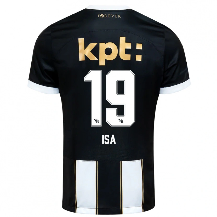 Danxen Kinder Ron Isa #19 Schwarz Weiß Auswärtstrikot Trikot 2025/26 T-Shirt Österreich