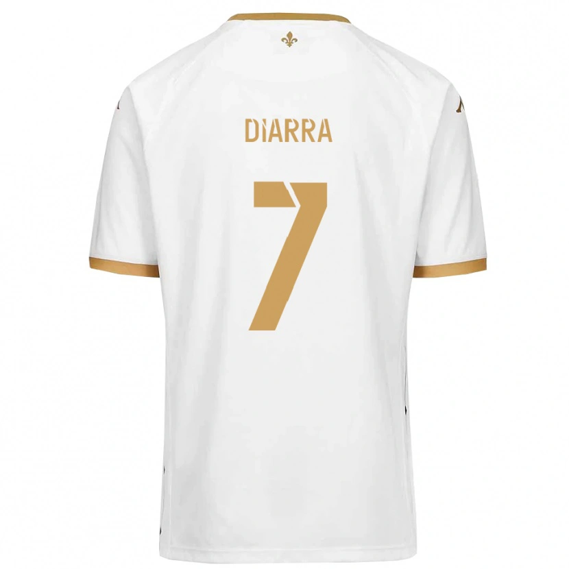 Danxen Kinder Cheick Diarra #7 Weiß Gold Auswärtstrikot Trikot 2025/26 T-Shirt Österreich