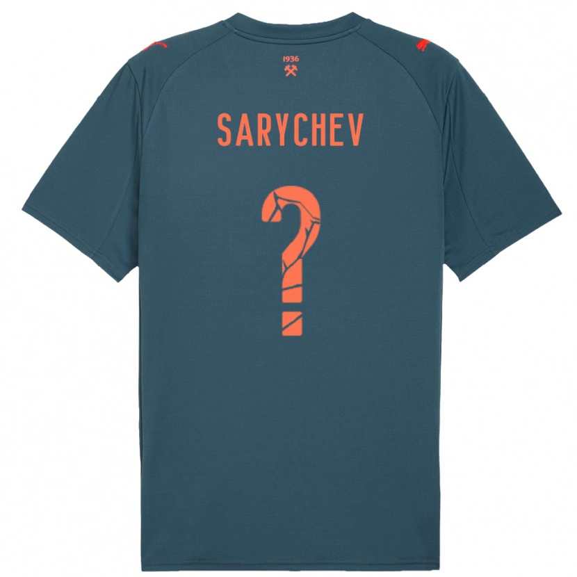 Danxen Kinder Kirill Sarychev #0 Marineblau Rot Auswärtstrikot Trikot 2025/26 T-Shirt Österreich