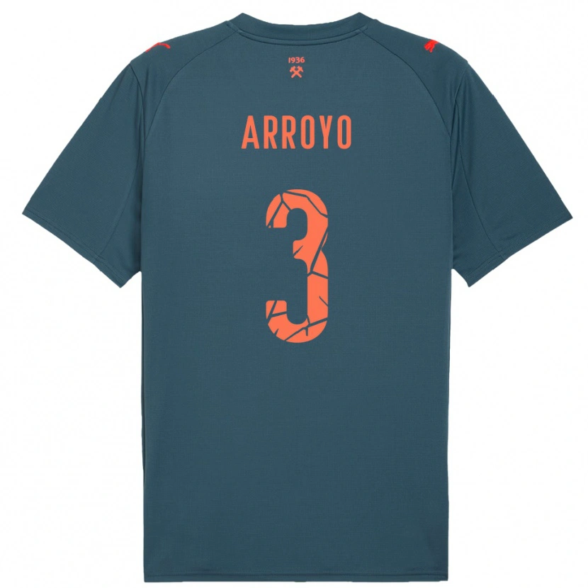 Danxen Kinder Diego Arroyo #3 Marineblau Rot Auswärtstrikot Trikot 2025/26 T-Shirt Österreich