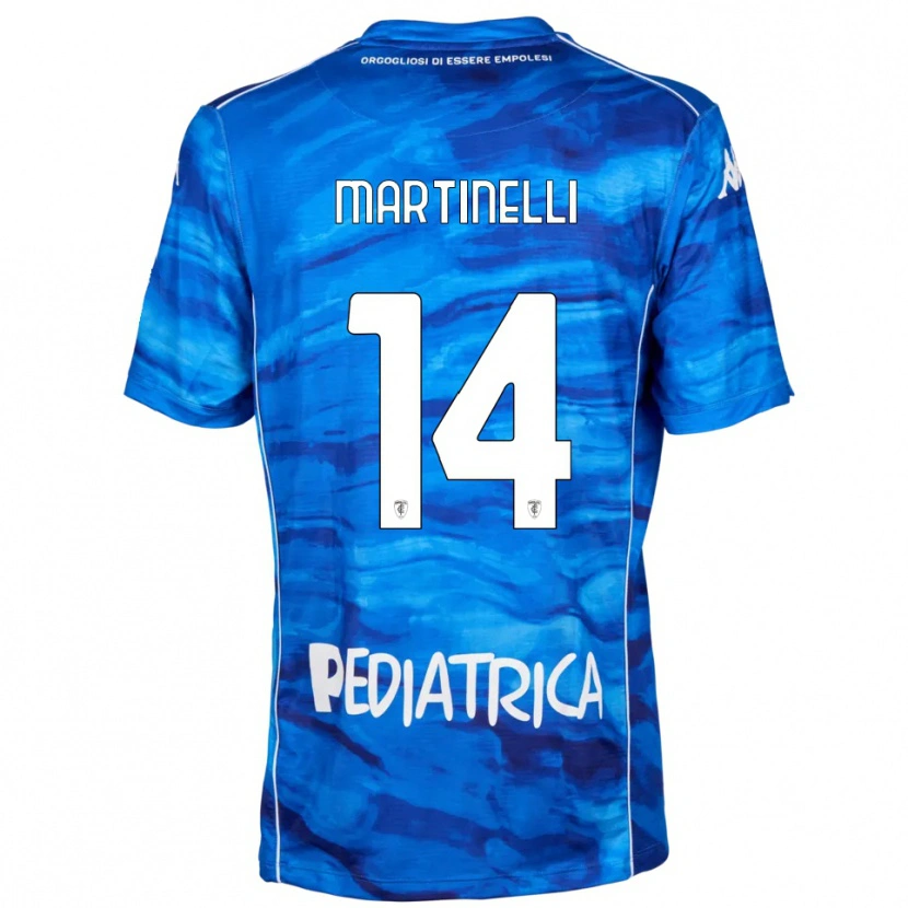 Danxen Herren Edoardo Martinelli #14 Blau Weiß Heimtrikot Trikot 2025/26 T-Shirt Österreich