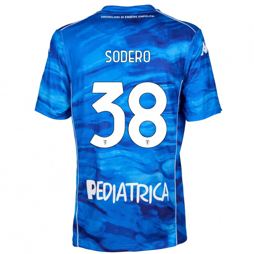 Danxen Herren Andrea Sodero #38 Blau Weiß Heimtrikot Trikot 2025/26 T-Shirt Österreich