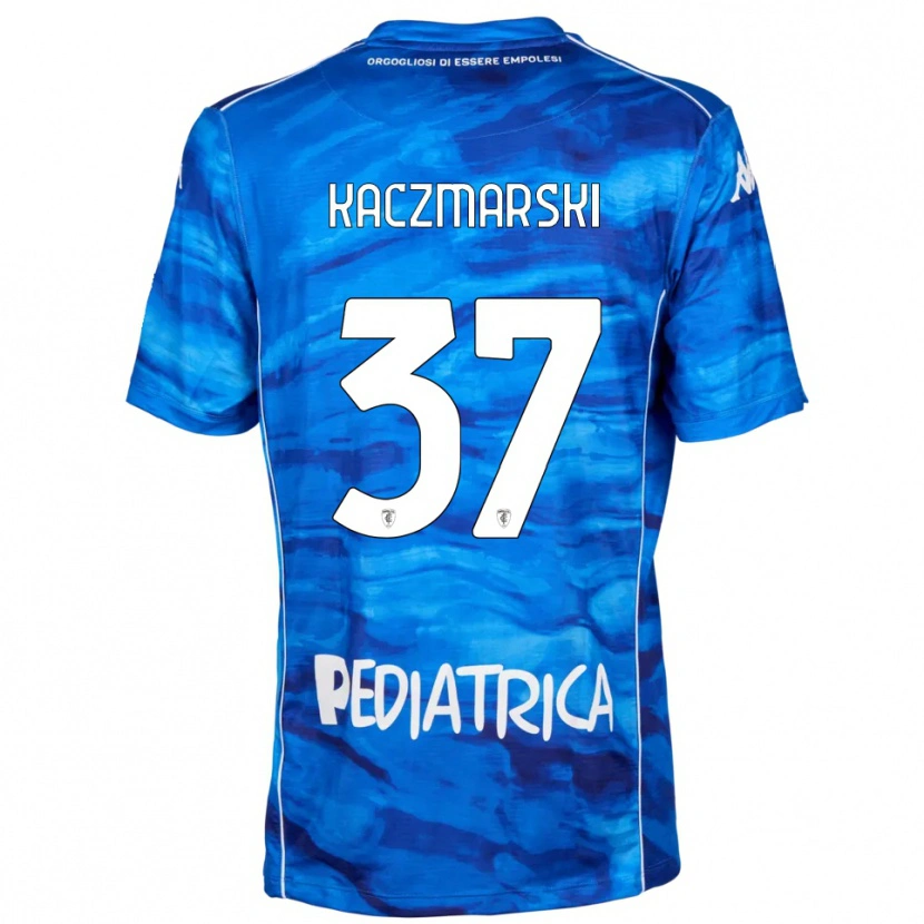 Danxen Herren Iwo Kaczmarski #37 Blau Weiß Heimtrikot Trikot 2025/26 T-Shirt Österreich