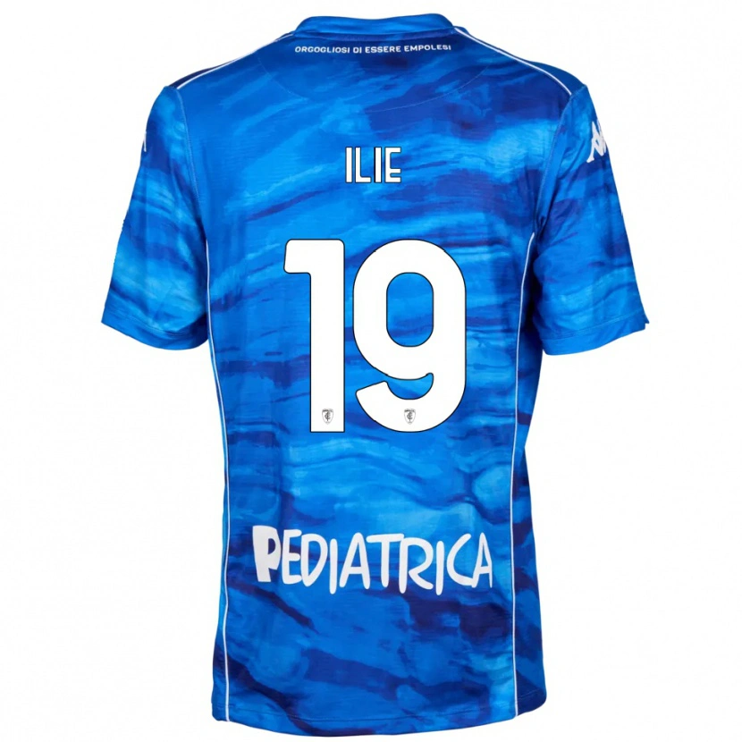 Danxen Herren Rareș Ilie #19 Blau Weiß Heimtrikot Trikot 2025/26 T-Shirt Österreich