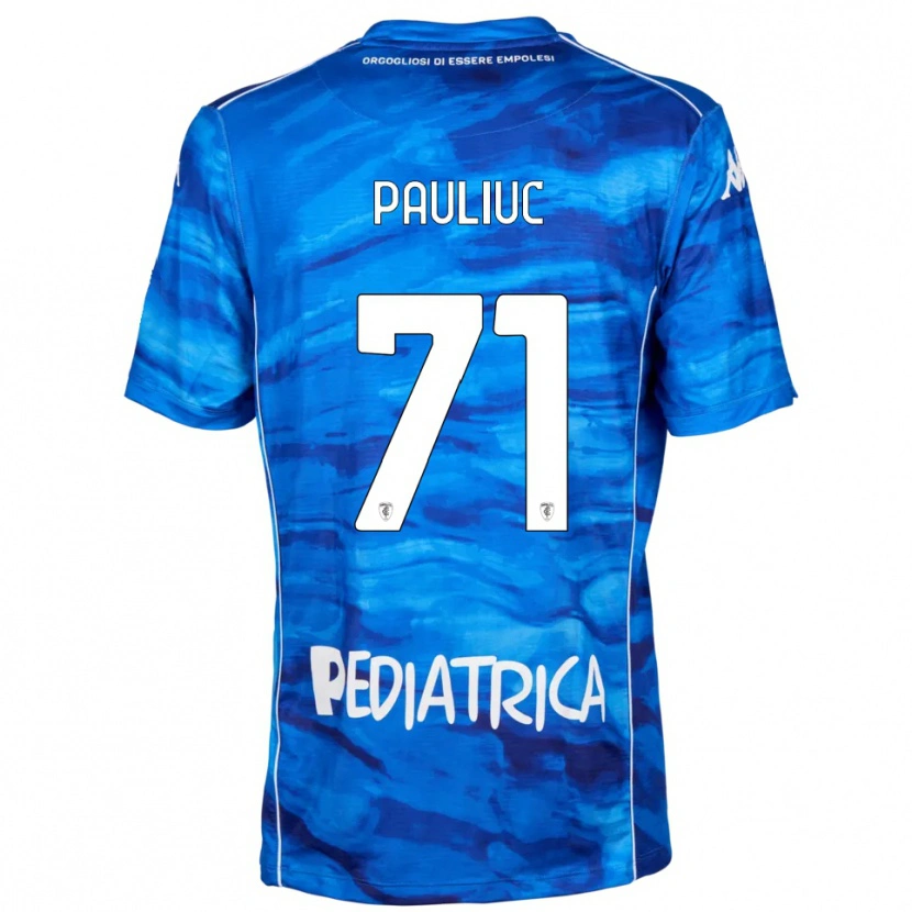 Danxen Herren Nicolò Pauliuc #71 Blau Weiß Heimtrikot Trikot 2025/26 T-Shirt Österreich
