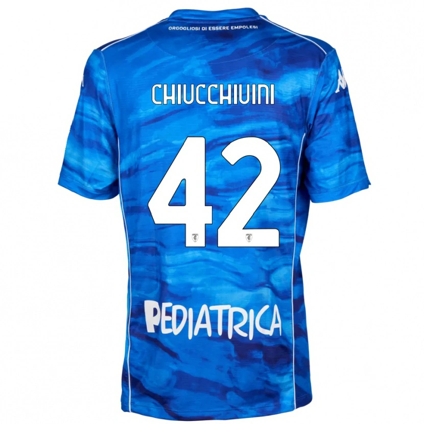 Danxen Herren Lorenzo Chiucchiuini #42 Blau Weiß Heimtrikot Trikot 2025/26 T-Shirt Österreich