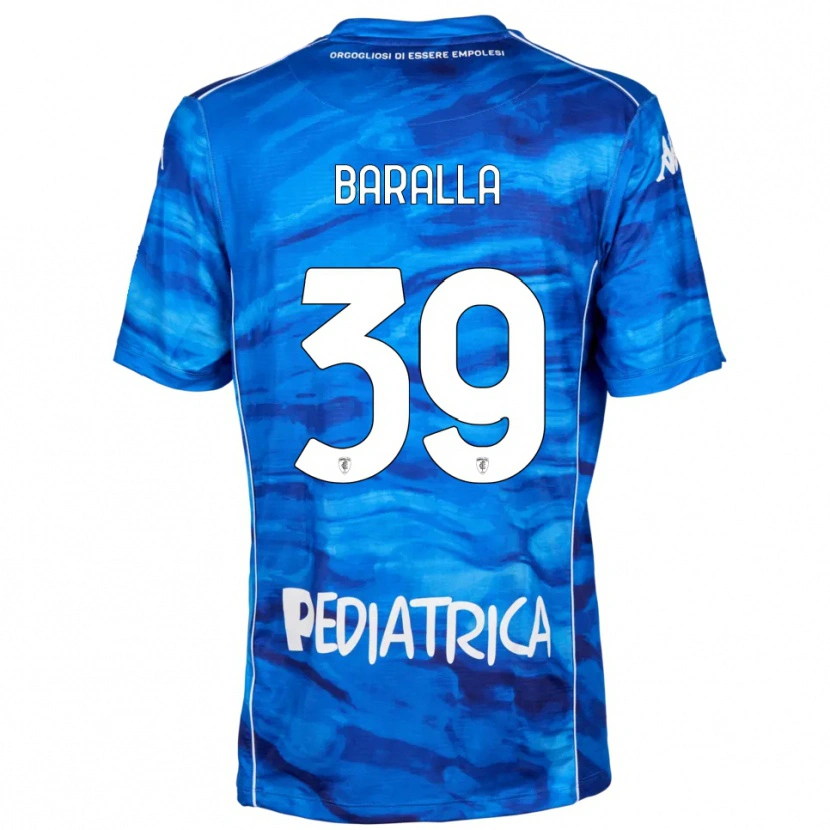 Danxen Herren Alessio Baralla #39 Blau Weiß Heimtrikot Trikot 2025/26 T-Shirt Österreich
