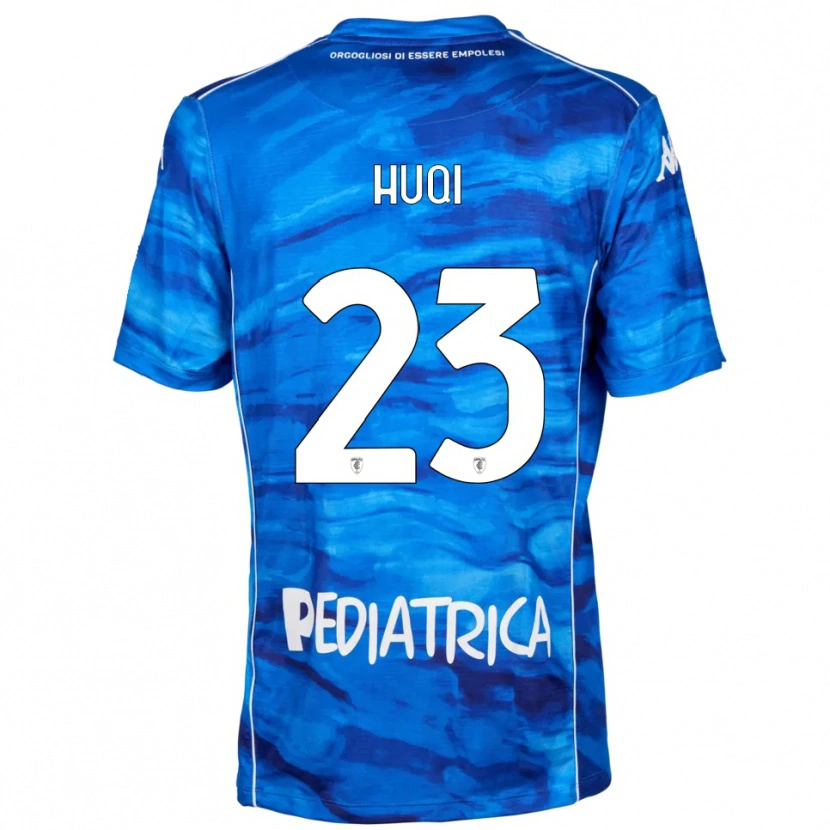 Danxen Herren Mattia Huqi #23 Blau Weiß Heimtrikot Trikot 2025/26 T-Shirt Österreich
