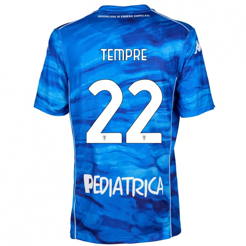 Danxen Herren Michele Tempre #22 Blau Weiß Heimtrikot Trikot 2025/26 T-Shirt Österreich