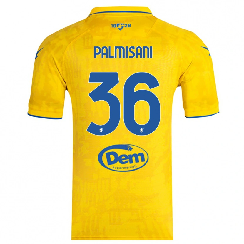 Danxen Herren Lorenzo Palmisani #36 Gelb Blau Heimtrikot Trikot 2025/26 T-Shirt Österreich