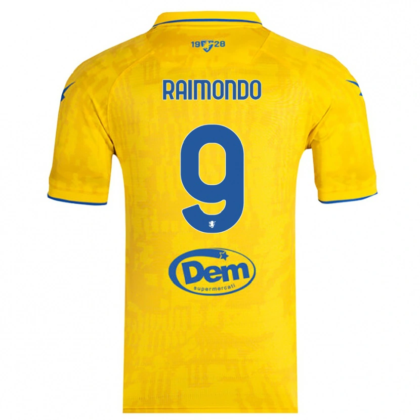 Danxen Herren Antonio Raimondo #9 Gelb Blau Heimtrikot Trikot 2025/26 T-Shirt Österreich
