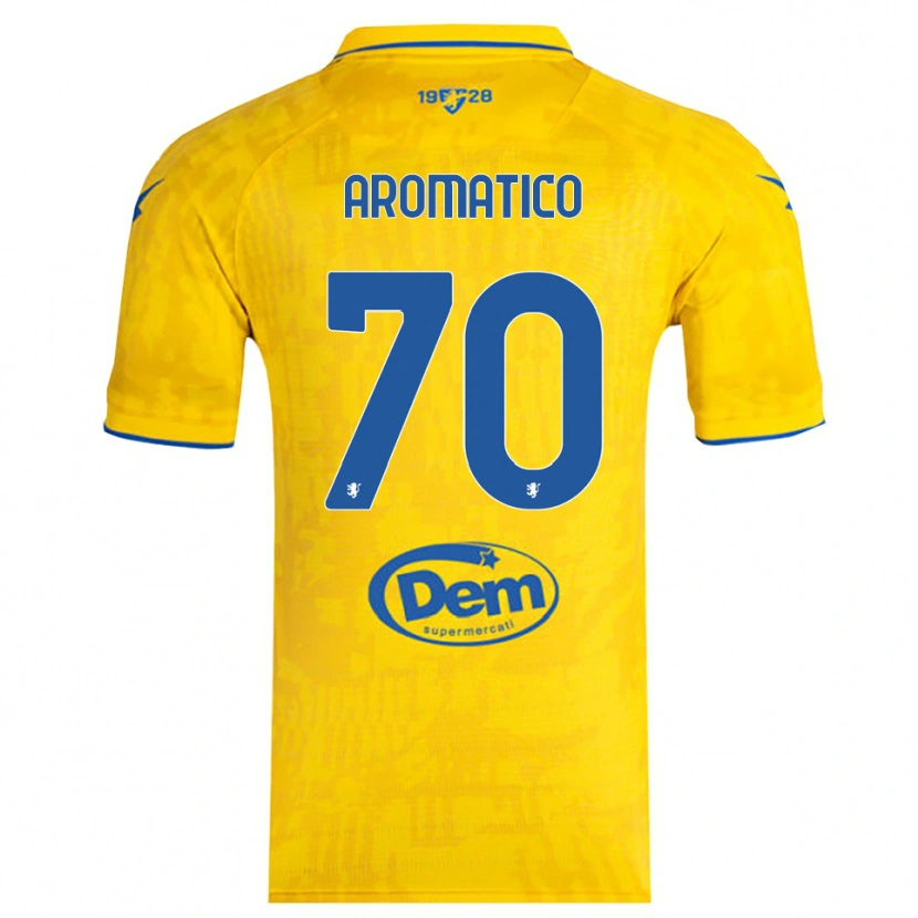 Danxen Herren Raul Aromatico #70 Gelb Blau Heimtrikot Trikot 2025/26 T-Shirt Österreich