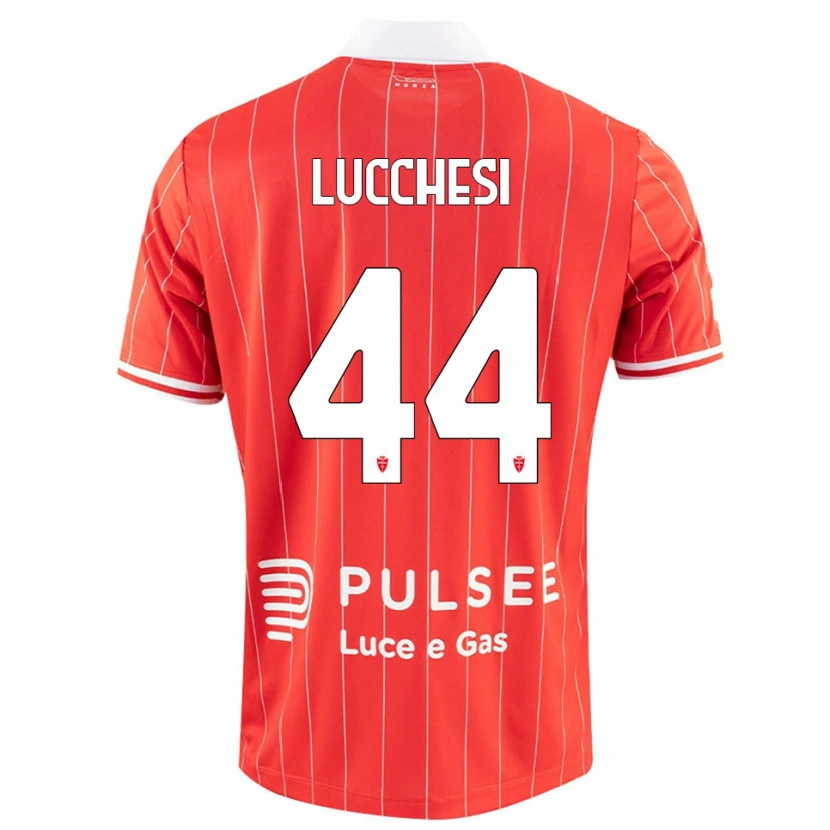 Danxen Herren Lorenzo Lucchesi #44 Rot Weiß Heimtrikot Trikot 2025/26 T-Shirt Österreich