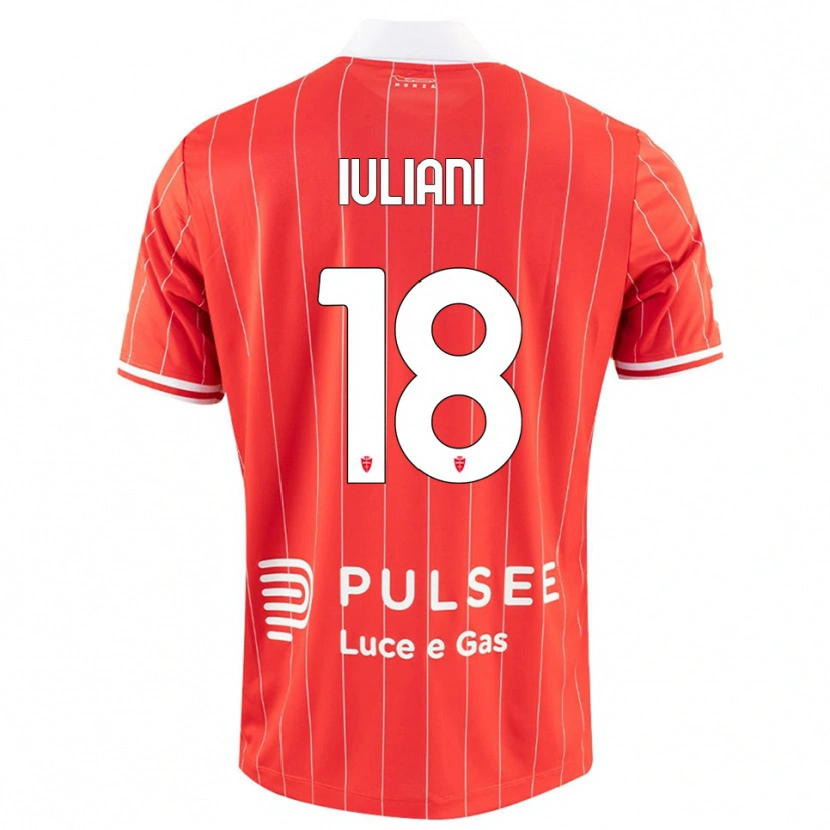Danxen Herren Giacomo Iuliani #18 Rot Weiß Heimtrikot Trikot 2025/26 T-Shirt Österreich