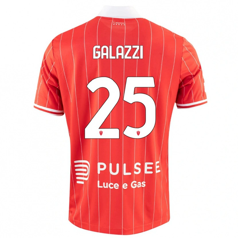 Danxen Herren Nicolas Galazzi #25 Rot Weiß Heimtrikot Trikot 2025/26 T-Shirt Österreich