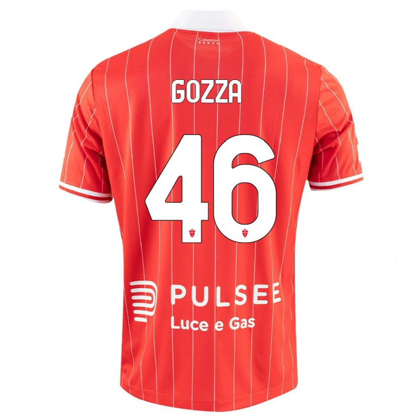 Danxen Herren Luca Gozza #46 Rot Weiß Heimtrikot Trikot 2025/26 T-Shirt Österreich