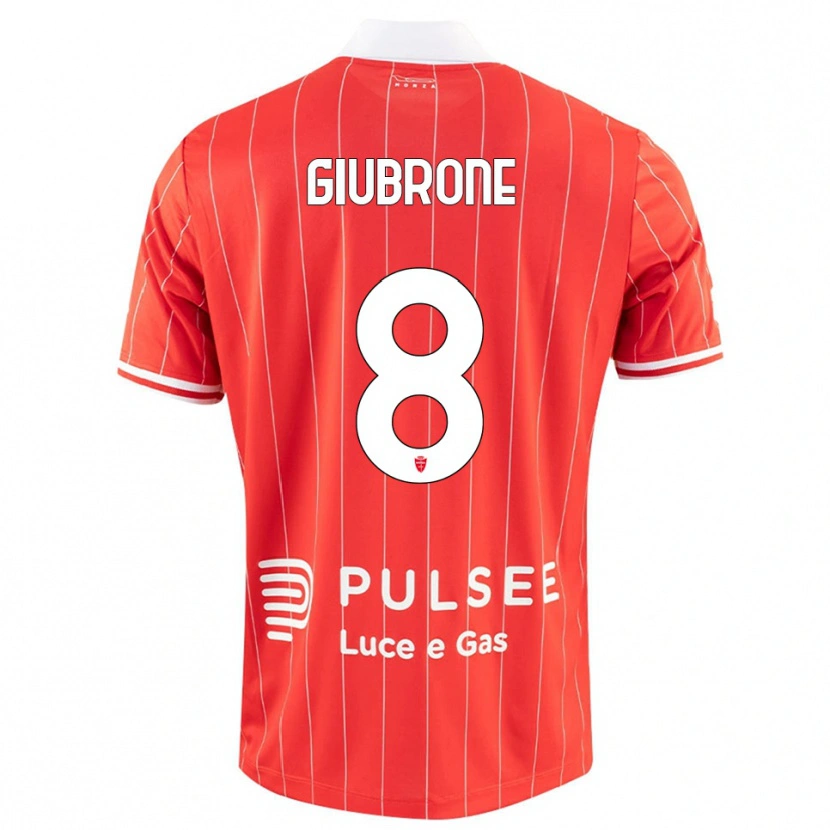 Danxen Herren Mario Giubrone #8 Rot Weiß Heimtrikot Trikot 2025/26 T-Shirt Österreich