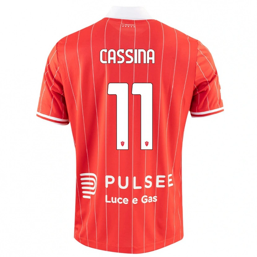 Danxen Herren Tommaso Cassina #11 Rot Weiß Heimtrikot Trikot 2025/26 T-Shirt Österreich